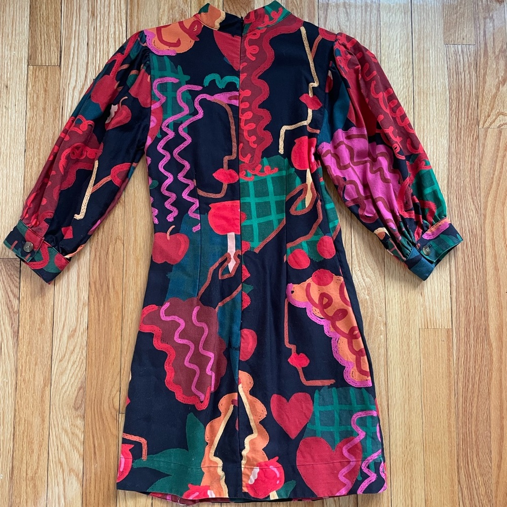Farm Rio Lovers Apple Mini Dress - Picture 4 of 4